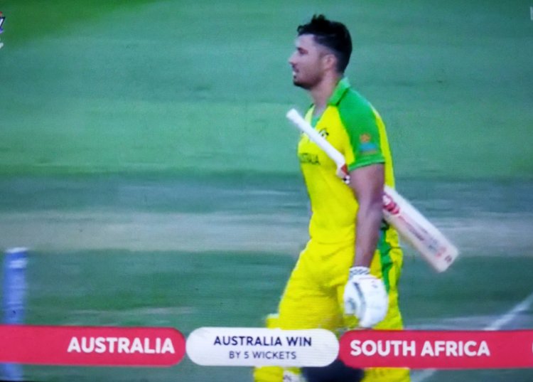 T20 world Cup 2021: ऑस्ट्रेलि या ने साउथ अफ्रीका को 5 विकेट से हराया