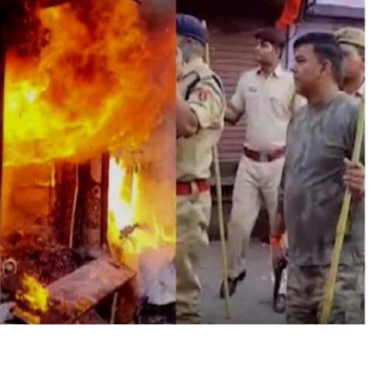 राजस्थान के करौली में आगजनी की घटना के बाद तनाव