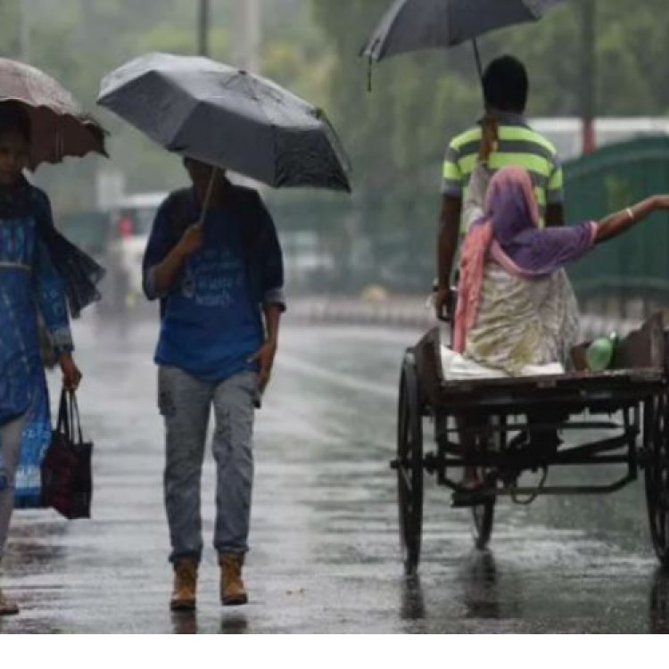 बारिश से दिल्लीवालों को मिली भीषण गर्मी से राहत