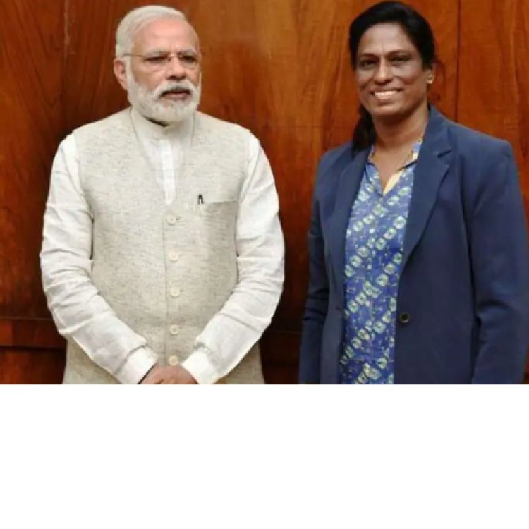 राज्यसभा सदस्य पीटी उषा ने प्रधानमंत्री मोदी से की मुलाकात