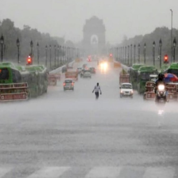 राष्ट्रीय राजधानी में लगातार तीसरे दिन बारिश का दौर जारी