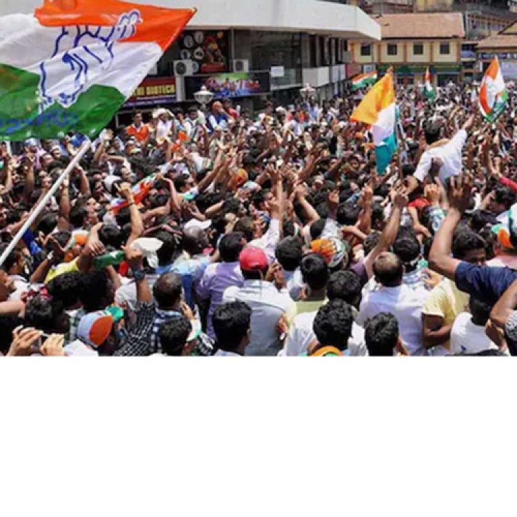 कांग्रेस का हैदराबाद में बढ़ती महंगाई के खिलाफ विरोध प्रदर्शन